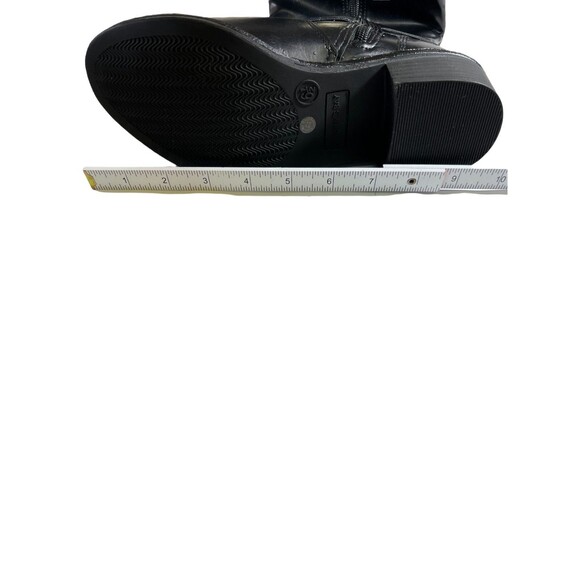 St. John's Bay: Women's Douglas Riding Black Tall Zip Boots Size 6.5 US MED - Picture 6 of 10